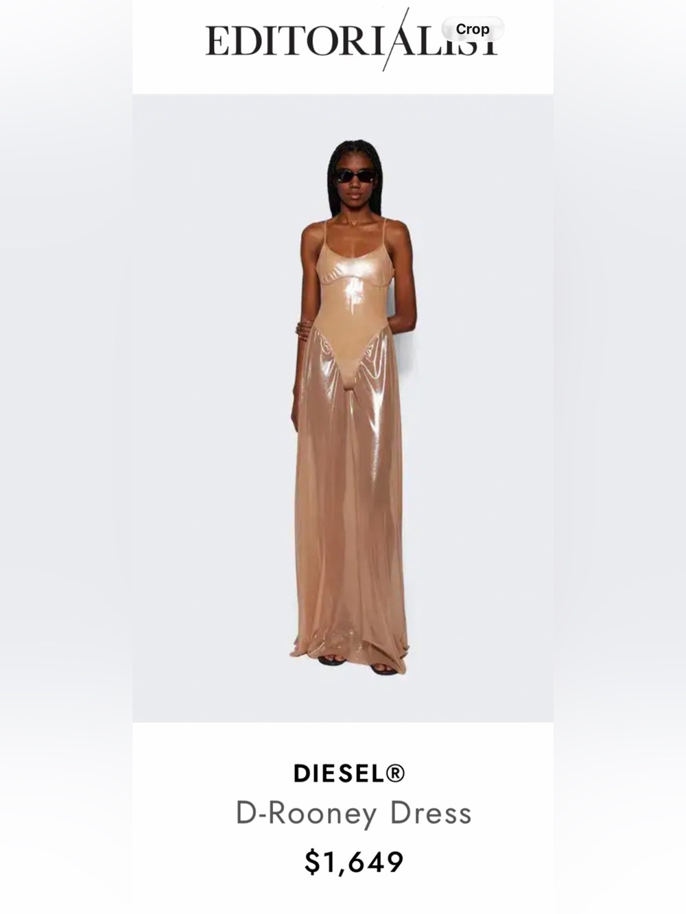 Diesel D-Rooney Dress Beige – NWT – Sizes XS & M - Picture 2 of 4